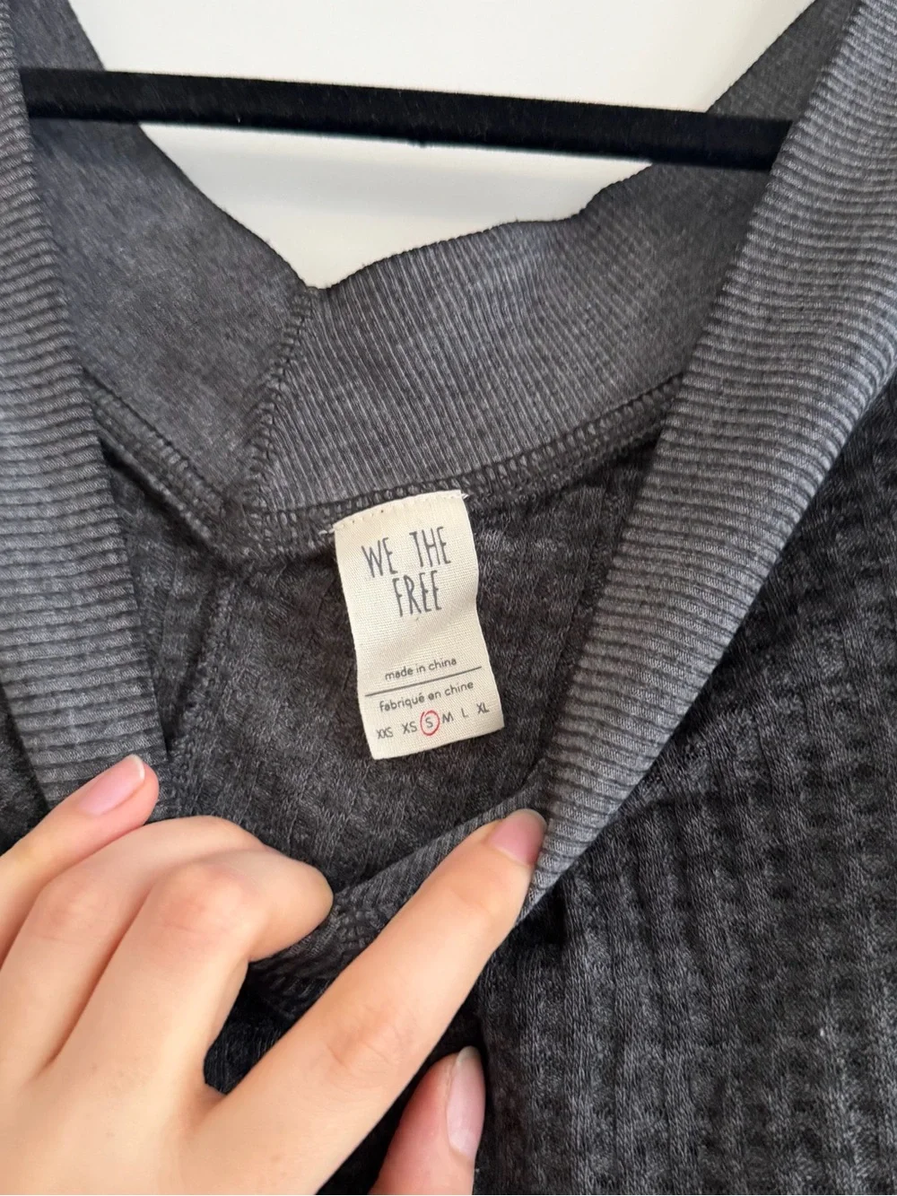 Free People relaxed waffle